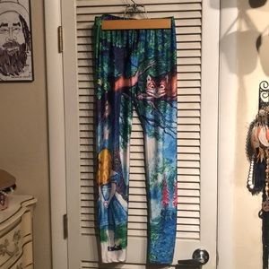 Alice in Wonderland Leggings